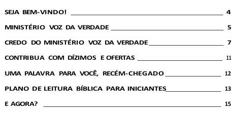 Sum�rio do Conte�do